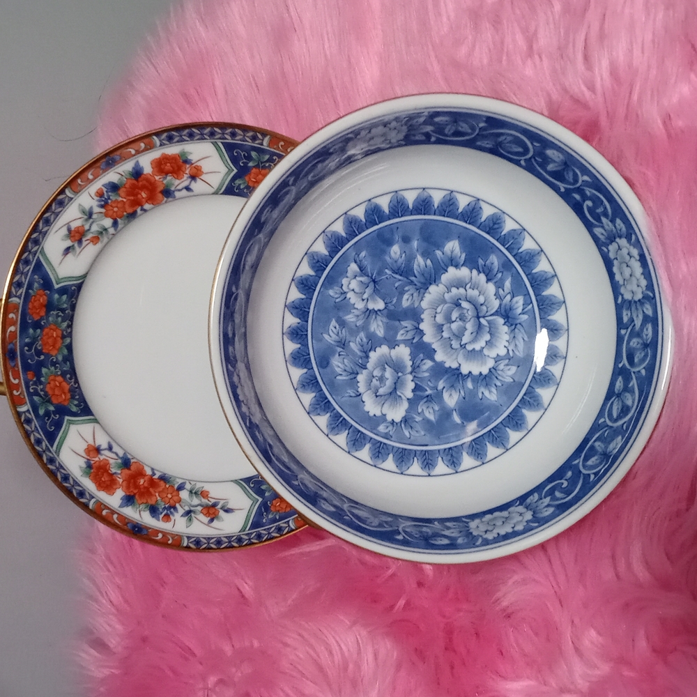 Adorable bowl and salad plate by Tiffany Co.